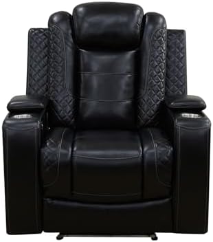 Power Recliner Chair Set, Leather Reclining Sectional Couches - Image 3