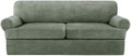 3 Piece T Cushion Sofa Slipcovers Stretch Couch Cover Furniture Covers by Jcones