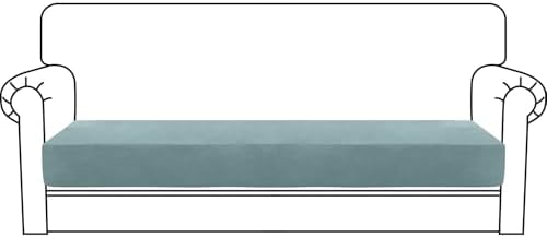 MAXIJIN Velvet Stretch Couch Cushion Covers Soft Sofa Cushion Cover Replacement by MAXIJIN