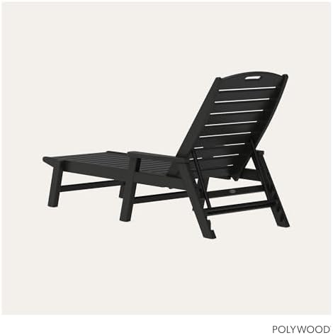 POLYWOOD NCC2280MA-P Nautical Arms Chaise - Image 5