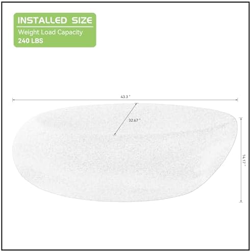 JUSTONE 43.31" Oval Coffee Table - Image 2