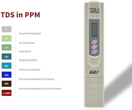 Digital TDS Meter Water Tester, PPM Water Quality Tester Measuring Range - Image 4