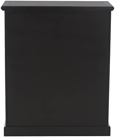 SAFAVIEH Maralah Wood Book Shelf, 30.1" Farmhouse Black AMH6634D - Image 5