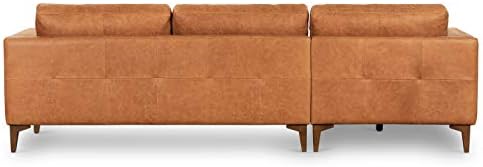 POLY & BARK Calle Left-Facing Sectional Sofa, Full-Grain Pure-Aniline Italian - Image 7