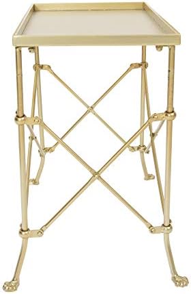 Creative Co-Op Vintage Rectangular Metal End Table - Image 4