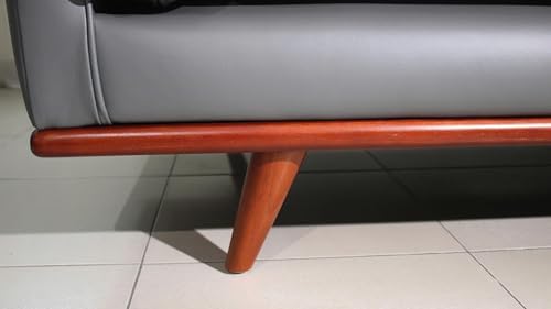 Mega Solutions Savoy Full All Around Front and Back Italian Leather Sofa 89" - Image 5
