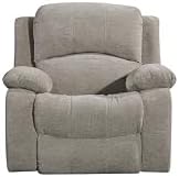 Betsy Furniture Soft Microfiber Reclining Sofa Set, Drop Down Table, Cupholder - Image 2