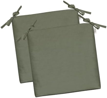 RSH DECOR Sunbrella Foam Chair Cushions Set of 2 | 22x22x3 | All-Weather Square by RSHDECOR