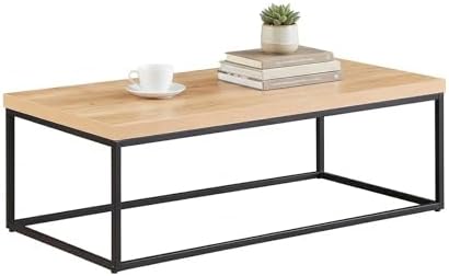 CENSI 47 Inch Natural White Oak Coffee Table/Center Table - Image 6