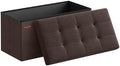 SONGMICS 30 Inches Folding Storage Ottoman Bench, Load 660 lb by SONGMICSbySONGMICSHOME