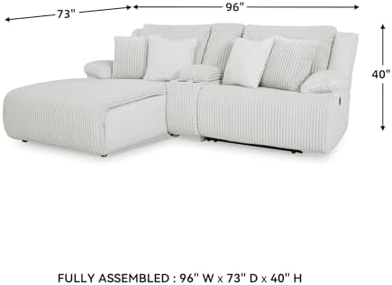Signature Design by Ashley Reclining Sectional Sofa - Image 3