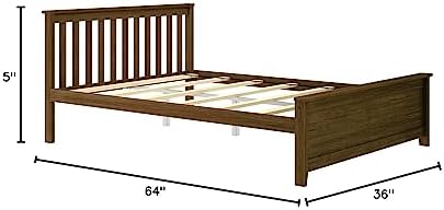 Plank+Beam Solid Wood Queen Bed Frame, Platform Bed - Image 2