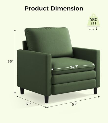 Welzona 3-Layers Cloud Accent Chair, Teddy Arm Chairs - Image 2