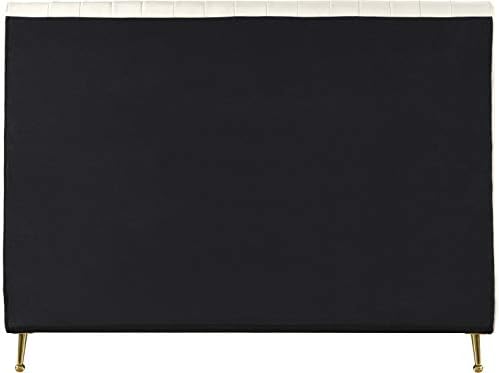 Meridian Furniture Zara Collection Modern | Contemporary Velvet Upholstered Bed - Image 6