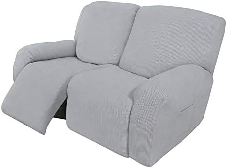 Easy-Going 6 Pieces RV Recliner Loveseat Sofa Slipcover Silver Gray by Easy-Going