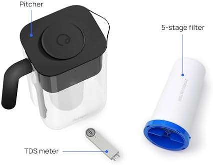 Culligan ZeroWater 10-Cup Pitcher Water Filter Removes PFAS, Matte Black - Image 4