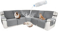 Waterproof Sectional Reclining Couch Covers L Shaped Recliner Sectional Sofa by ROFASVCO