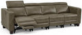 MCombo 109.4'' Zero Wall Hugger Power Recliner Sofa, HL198M4 Grey by MCombo