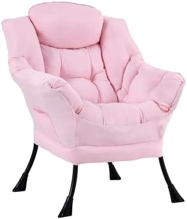 Furlide Lazy Chair with Ottoman, Soft Comfy Chair by Furlide