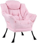 Furlide Lazy Chair with Ottoman, Soft Comfy Chair by Furlide
