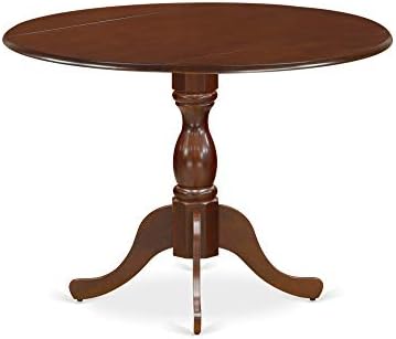 East West Furniture DMT-MAH-TP Dublin Kitchen Table - Image 4