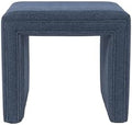 HomePop 19" Modern Channel Tufted Ottoman by HomePop