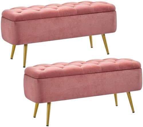 Yaheetech Storage Ottoman Bench by Yaheetech