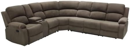 Reclining Sectional Sofa Set, L Shaped Recliner Couch - Image 6