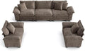 PHI VILLA 3-Piece Modular Sofa Set, 3-Seat Sectional Couch and 2 Armchairs by PHIVILLA