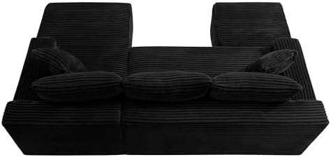 95-Inch U-Shaped Right Facing Corner Compressed Sofa Modular Sectional Boneless - Image 4