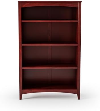 Camaflexi Shaker Style 4 Shelf Bookcase/Solid Wood / 48" High/Adjustable - Image 5