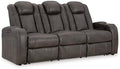 Signature Design by Ashley Power Reclining Sofa, Wall Hugger by Unknown