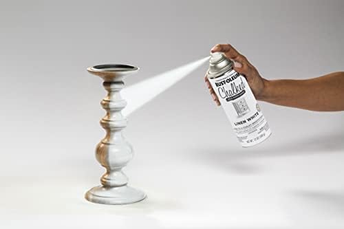 Rust-Oleum Chalked All-in-One Ultra Matte Linen White Spray Paint - Image 6