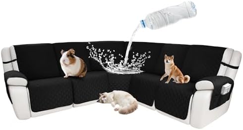 Waterproof Sectional Reclining Couch Covers L Shaped Recliner Sectional Sofa by ROFASVCO