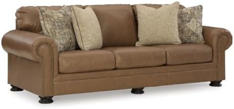 Signature Design by Ashley Carianna Queen Sofa Sleeper, Caramel Brown by Unknown