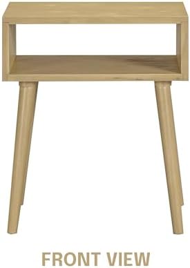 NTC Zoe Solid Wood Nightstand, Mid Century Modern Side Table Bedroom, Bedside - Image 4