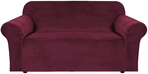 H.VERSAILTEX Stretch Velvet Loveseat Covers by HVERSAILTEX