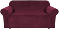H.VERSAILTEX Stretch Velvet Loveseat Covers by HVERSAILTEX