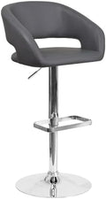 Flash Furniture Mid-Back Vinyl Barstool by FlashFurniture