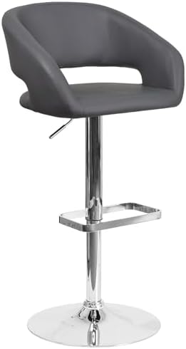 Flash Furniture Mid-Back Vinyl Barstool by FlashFurniture