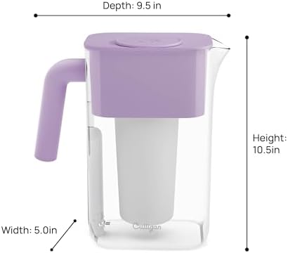 Culligan ZeroWater 10-Cup Pitcher Water Filter Removes PFAS - Image 3