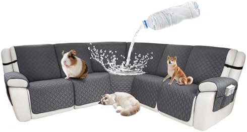 Waterproof Sectional Reclining Couch Covers L Shaped Recliner Sectional Sofa by ROFASVCO