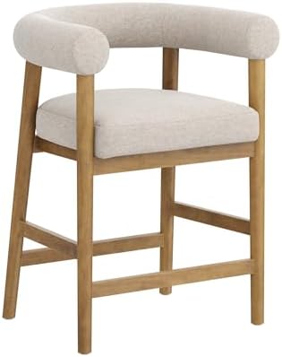 Nathan James Demi Modern Barrel Bar Stool - Image 7