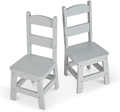 Melissa & Doug Wooden Chairs, Children's Wooden Playroom Furniture by Unknown