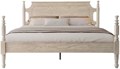 Solid Wood Queen Size Platform Bed Frame by EastWestFurniture