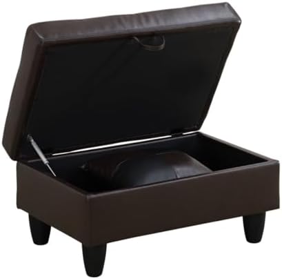 L-Shaped 3-Piece Faux Leather Sofa - Image 6