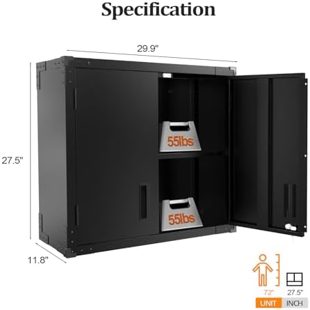 VINGLI Garage Wall Cabinet - Image 3