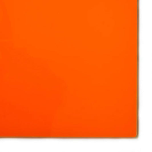KastLite Colored Acrylic Sheets Nominal 18" x 24" - Plastic Sheet Easy to Cut, Saw, Shape, Laser Cut - Ideal for Arts & Crafts & DIY Projects- Durable, Lightweight, Scratch Resistant - Orange 2 Pack