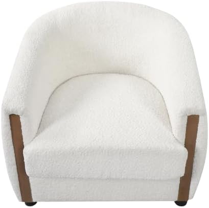 Christopher Knight Home Gini Modern Accent Chair, Boucle Upholstered Curved - Image 7
