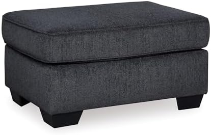 Signature Design by Ashley Rectangular Chenille Living Room Ottoman by Unknown